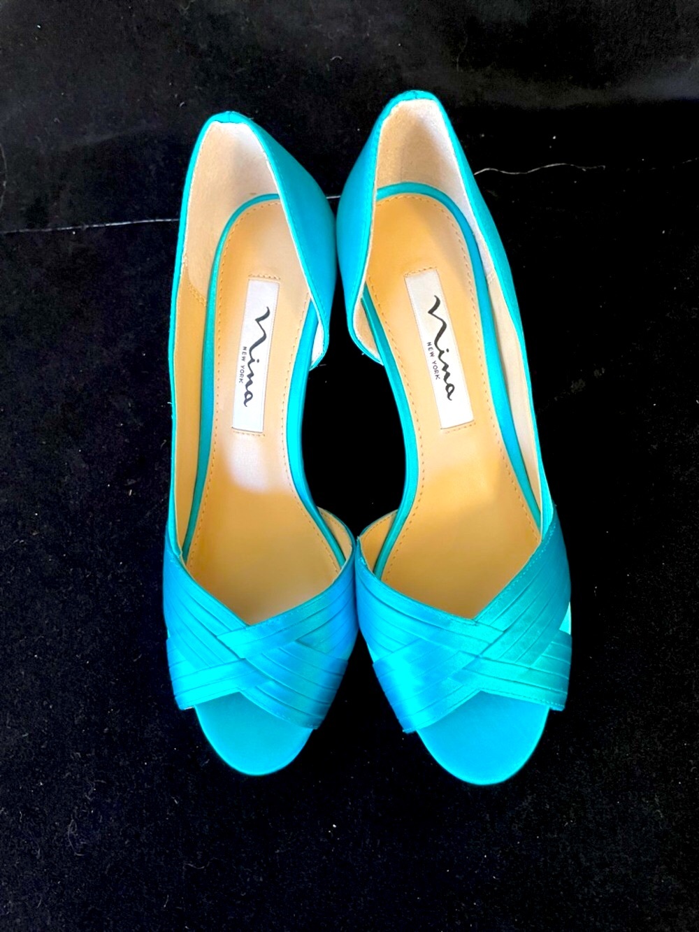 ❤️ PROM Women’s NWOT NINA IN BOX Mid-Heel Contesa Pump Shoes Sz 6M - Picture 7 of 16